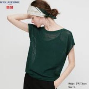 NWT Uniqlo French-sleeve Sweater